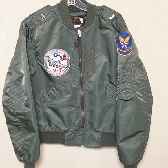 I. Spiewak & Sons Men's Type L-2 Flight Bomber B-17 Jacket Size-M